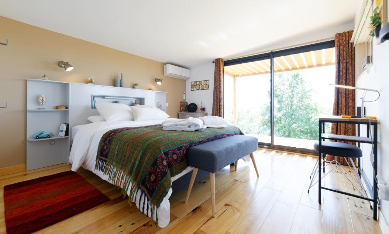 Chambre D'Hotes De Charme A La Maison Bleue Savignac-Mona Eksteriør billede
